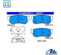 Brake pads 13.0460-5833.2 ATE for KIA HYUNDAI