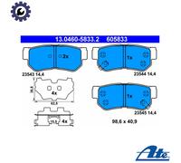 Brake pads 13.0460-5833.2 ATE for KIA HYUNDAI