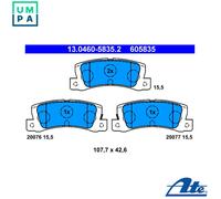 ATE 13.0460-5835.2 Brake pad set