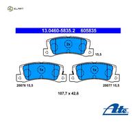 BRAKE PAD SET DISC BRAKE 13.0460-5835.2 FOR TOYOTA COROLLA/Van/Liftback CAMRY