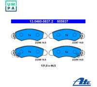ATE 13.0460-5837.2 Brake Pad Set, disc brake for SUBARU,SUZUKI