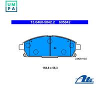 ATE 13.0460-5842.2 Brake pad set