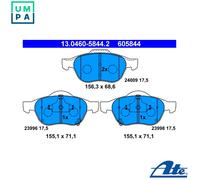 ATE 13.0460-5844.2 Brake pad set