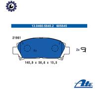 BRAKE PAD SET DISC BRAKE 13.0460-5845.2 FOR TOYOTA 7A-FE 1.8L 1ZZ-FE 1.8L 4cyl
