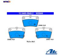 ATE 13.0460-5849.2 Brake pad set