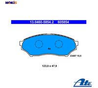 ATE 13.0460-5854.2 Brake pad set