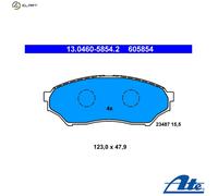 ATE 13.0460-5854.2 Brake pad set