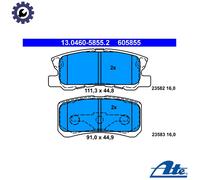 Brake pads 13.0460-5855.2 ATE for MITSUBISHI CHRYSLER JEEP CITROËN PEUGEOT