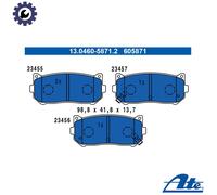 BRAKE PAD SET DISC BRAKE 13.0460-5871.2 FOR KIA MENTOR/SHUMA TED/T8 1.8L 4cyl
