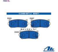 ATE 13.0460-5871.2 Brake pad set