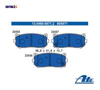 ATE 13.0460-5871.2 Brake pad set
