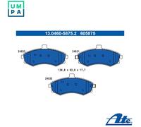 ATE Brake Pad Set 13.0460-5875.2 - Disc Brake for Hyundai Matrix/Lantra/Lavita 1.5L