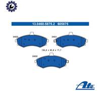 ATE Brake Pad Set 13.0460-5875.2 - Disc Brake for Hyundai Matrix/Lantra/Lavita 1.5L