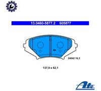 ATE Brake Pad Set 13.0460-5877.2 – Disc Brake, Mazda RX-8 (13B-MSP 1.3L)