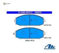 ATE 13.0460-5879.2 Brake pad set