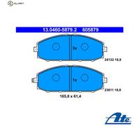 ATE 13.0460-5879.2 Brake pad set