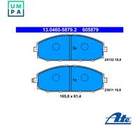 ATE 13.0460-5879.2 Brake pad set