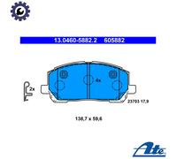 ATE 13.0460-5882.2 Brake pad set