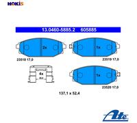 Brake pads 13.0460-5885.2 ATE for HYUNDAI GALLOPER II