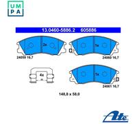 Brake pads 13.0460-5886.2 ATE for HYUNDAI TERRACAN