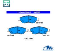 ATE 13.0460-5888.2 Brake pad set