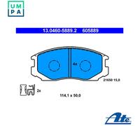 ATE Brake Pads 13.0460-5889.2 for Mitsubishi Colt Mk V, Mirage V, Lancer Mk VI
