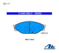 BRAKE PAD SET DISC BRAKE 13.0460-5892.2 FOR TOYOTA HILUX/MIGHTY/TIGER/VI DYNA