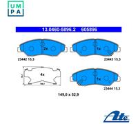 BRAKE PAD SET DISC BRAKE 13.0460-5896.2 FOR KIA SPORTAGE/SUV RETONA/Closed 2.0L