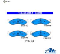 ATE 13.0460-5897.2 Brake pad set