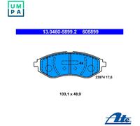 ATE Brake Pad Set 13.0460-5899.2 - Disc Brake - Fits Chevrolet Aveo/Kalos Saloon - UK Stock