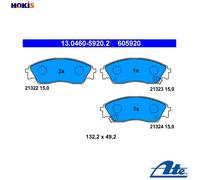 ATE 13.0460-5920.2 Brake pad set