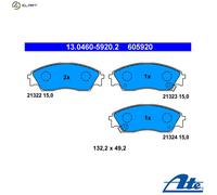ATE 13.0460-5920.2 Brake pad set
