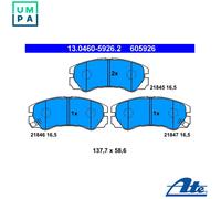 ATE 13.0460-5926.2 Brake pad set