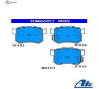 BRAKE PAD SET DISC BRAKE 13.0460-5929.2 FOR SUZUKI KIZASHI NEO/BALENO SWIFT 1.5L