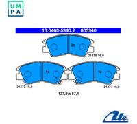 ATE 13.0460-5940.2 Brake pad set