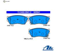 ATE 13.0460-5941.2 Brake pad set