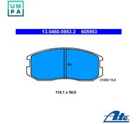 BRAKE PAD SET DISC BRAKE 13.0460-5953.2 FOR MITSUBISHI LIBERO/V LANCER/IV/Mk