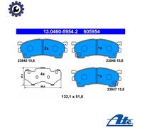 ATE 13.0460-5954.2 Brake pad set