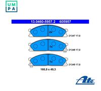 BRAKE PAD SET DISC BRAKE 13.0460-5957.2 FOR NISSAN BIG/M/FRONTIER NP300 PICK