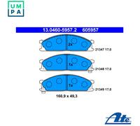 BRAKE PAD SET DISC BRAKE FOR NISSAN NAVARA PLATFORM CHASSIS D22 YD25DDTI Z20 ATE