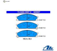 BRAKE PAD SET DISC BRAKE FOR NISSAN NAVARA PLATFORM CHASSIS D22 YD25DDTI Z20 ATE