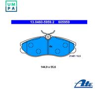 Brake pads 13.0460-5959.2 ATE for NISSAN FORD