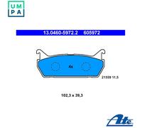 ATE 13.0460-5972.2 Brake pad set