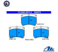 ATE 13.0460-5974.2 Brake pad set