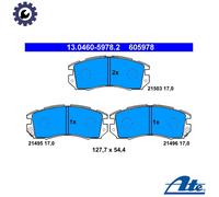 BRAKE PAD SET DISC BRAKE 13.0460-5978.2 FOR SUBARU LEGACY/Mk/II/Station/Wagon
