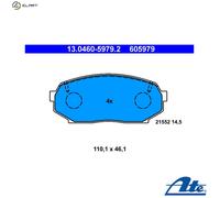 ATE Brake Pad Set, Disc Brake 13.0460-5979.2 for Mazda MX-5 I (NA) 1.6 1990-1994