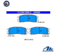 ATE 13.0460-5980.2 Brake pad set