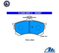 BRAKE PAD SET DISC BRAKE 13.0460-5987.2 FOR MITSUBISHI 4G92 1.6L F8QT 1.9L 4cyl
