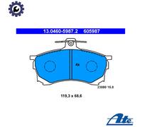 BRAKE PAD SET DISC BRAKE 13.0460-5987.2 FOR MITSUBISHI 4G92 1.6L F8QT 1.9L 4cyl