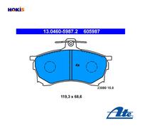 BRAKE PAD SET DISC BRAKE 13.0460-5987.2 FOR MITSUBISHI 4G92 1.6L F8QT 1.9L 4cyl